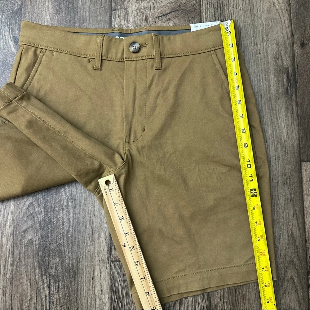 Sonoma Flexwear Cotton Flat Front Shorts Size 29 Willow Oak Brown